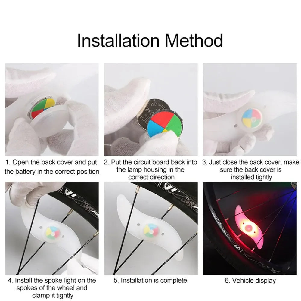 Luz LED para Rueda de Bicicleta