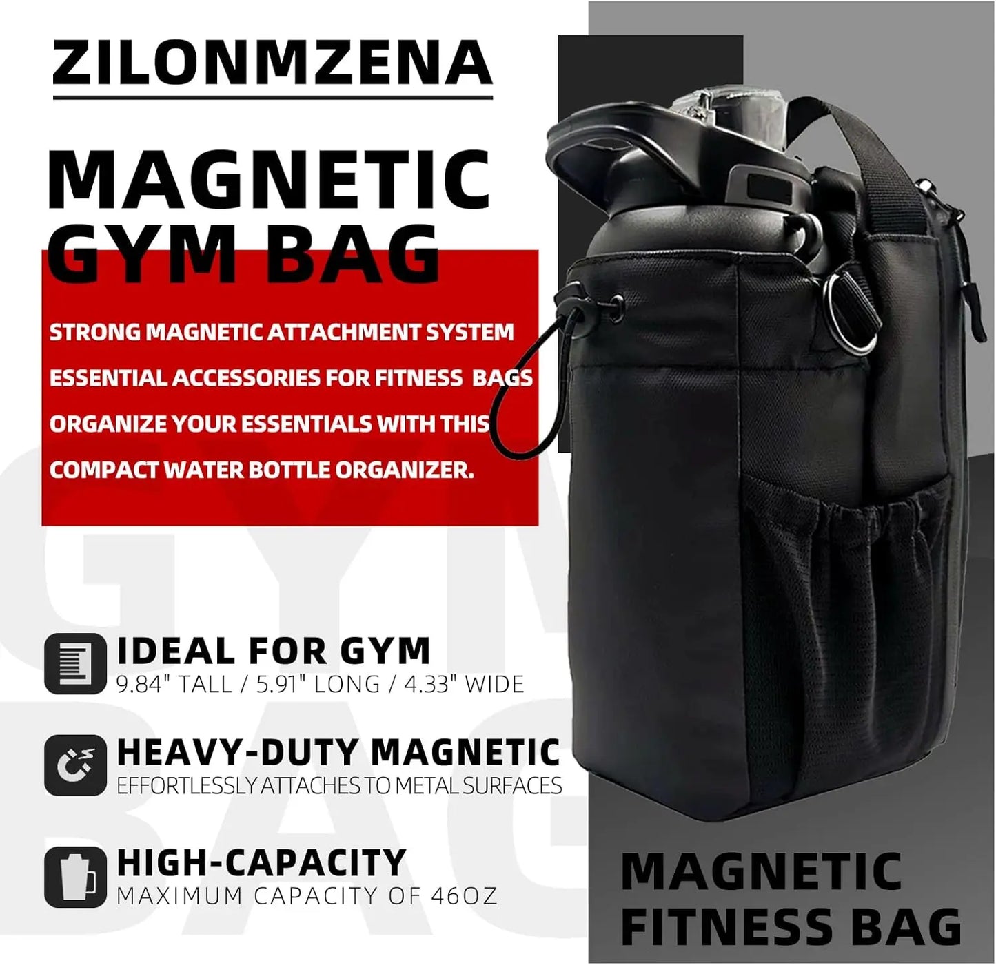 Bolso Magnético Porta Botella